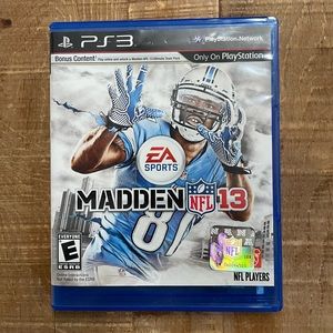 PlayStation 3 Madden 13 Football Game